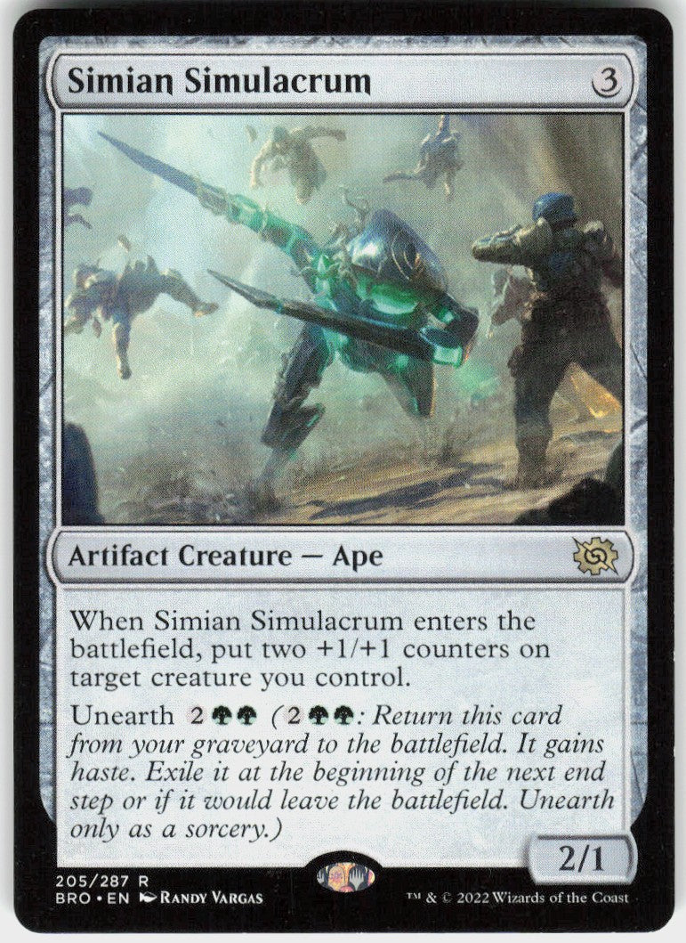 Simian Simulacrum #205 NM