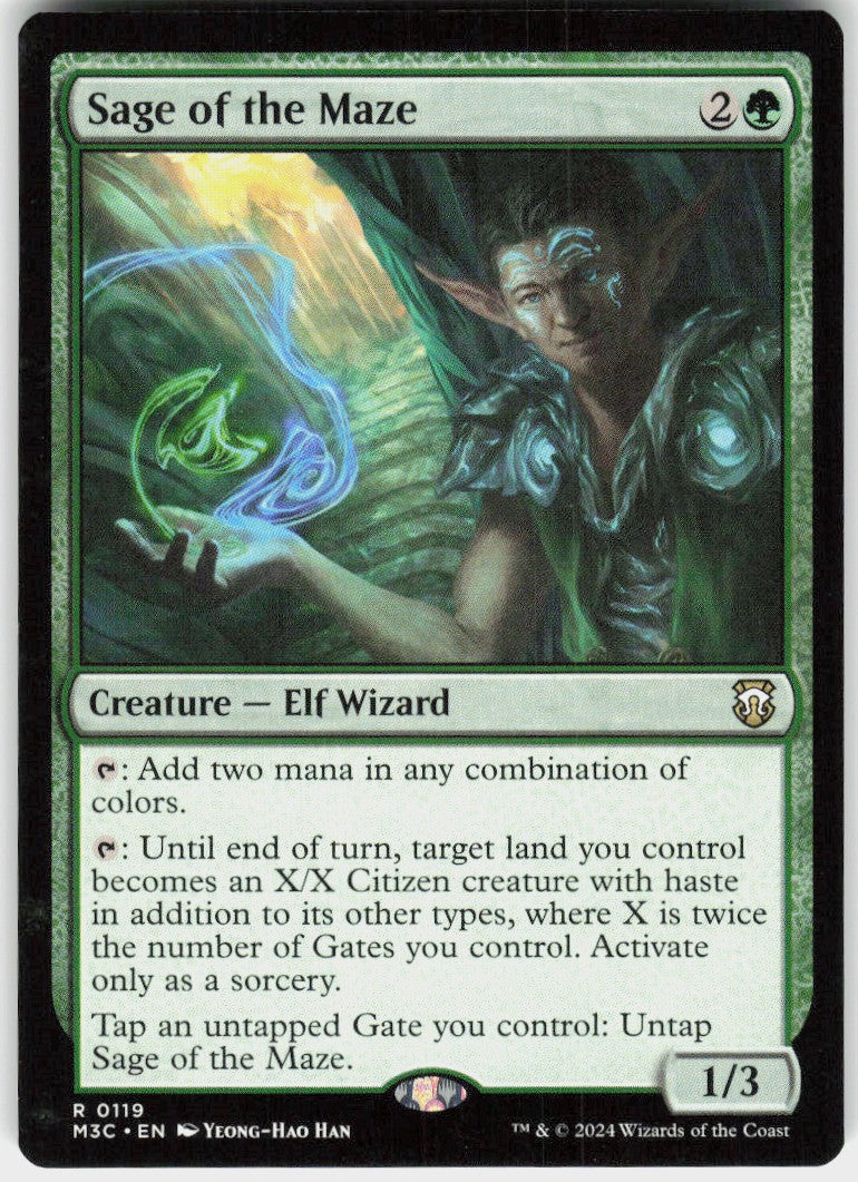 Sage of the Maze #119 NM