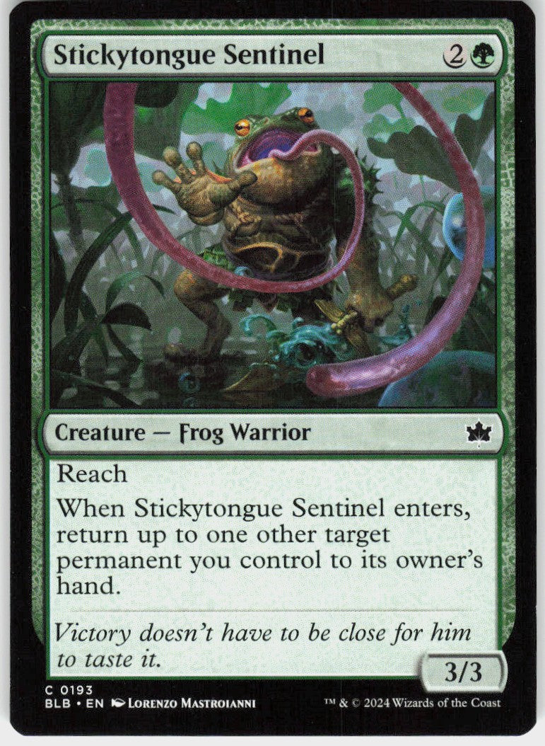 Stickytongue Sentinel #193 NM