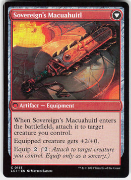 Idol of the Deep King // Sovereign's Macuahuitl #155 NM