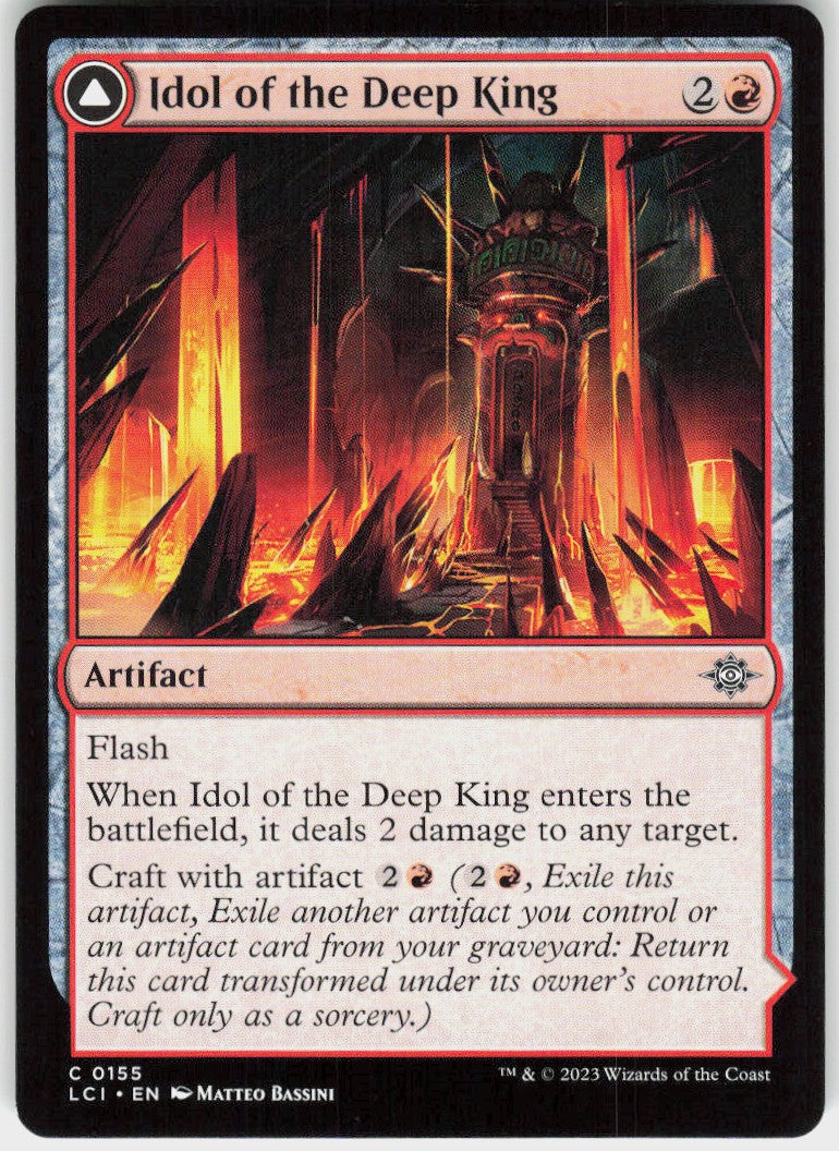 Idol of the Deep King // Sovereign's Macuahuitl #155 NM