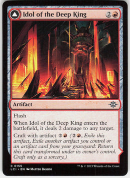 Idol of the Deep King // Sovereign's Macuahuitl #155 NM