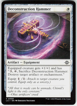 Deconstruction Hammer #9 NM