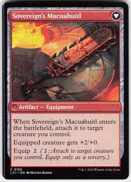 Idol of the Deep King // Sovereign's Macuahuitl #155 NM