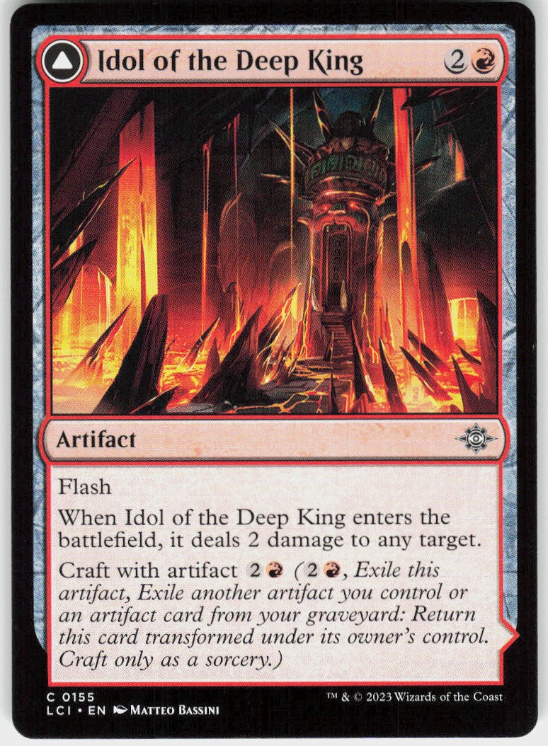 Idol of the Deep King // Sovereign's Macuahuitl #155 NM
