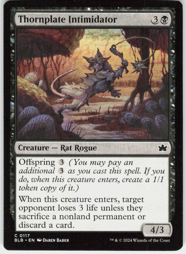 Thornplate Intimidator #117 NM