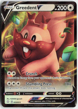 Greedent V - Shining Fates #53/72 - Lightly Played - Holofoil