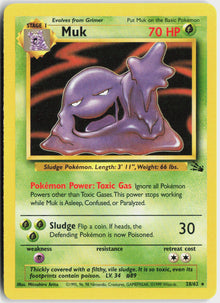 Muk - Fossil #28/62 - Lightly Played - Normal