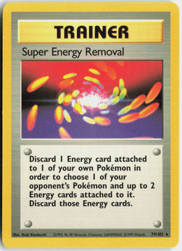 Super Energy Removal - Base Set #79/102 - Lightly Played - Normal