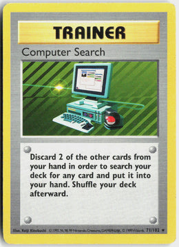 Computer Search - Base Set #71/102 - Lightly Played - Normal