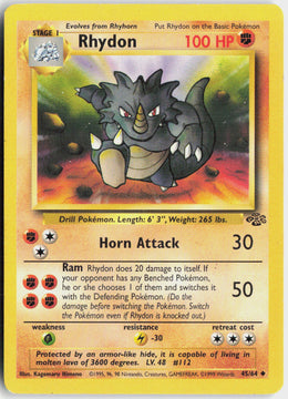Rhydon - Jungle #45/64 - Lightly Played - Normal