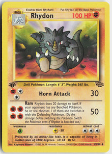 Rhydon - Jungle #45/64 - Lightly Played - Normal
