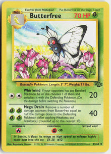 Butterfree - Jungle #33/64 - Lightly Played - Normal