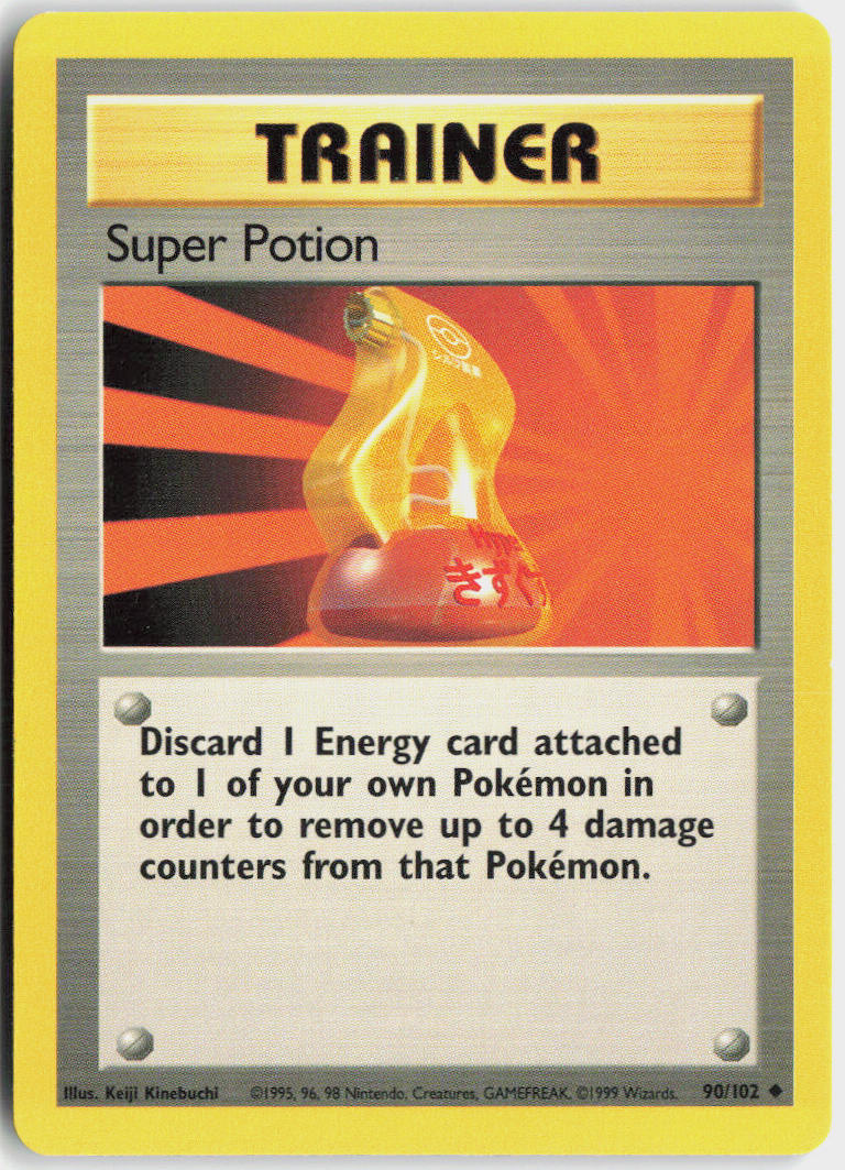 Super Potion - Base Set #90/102 - Lightly Played - Normal