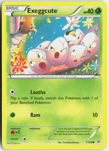 Exeggcute - Roaring Skies #1/108 - Lightly Played - Normal
