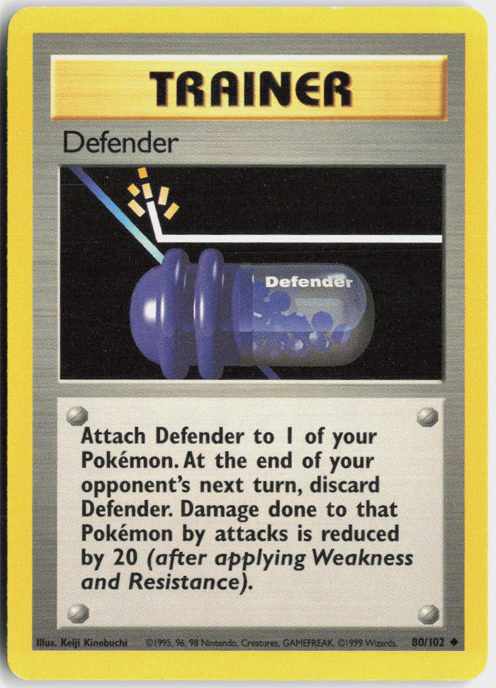 Defender - Base Set #80/102 - Lightly Played - Normal