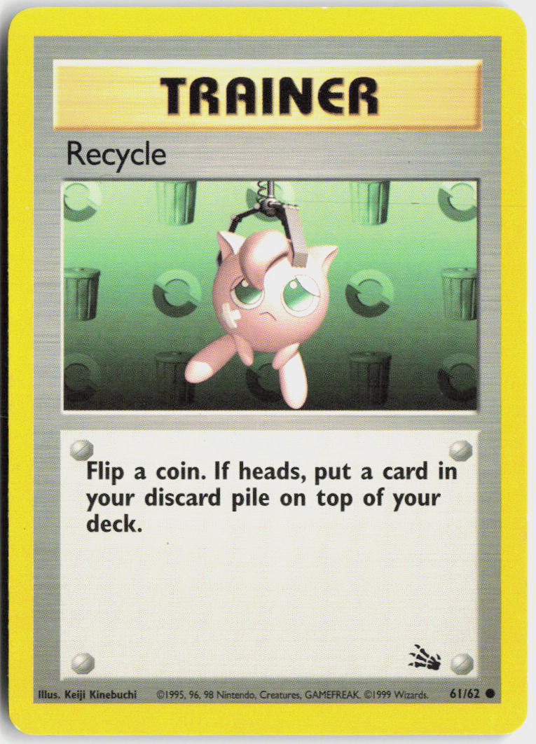 Recycle - Fossil #61/62 - Lightly Played - Normal