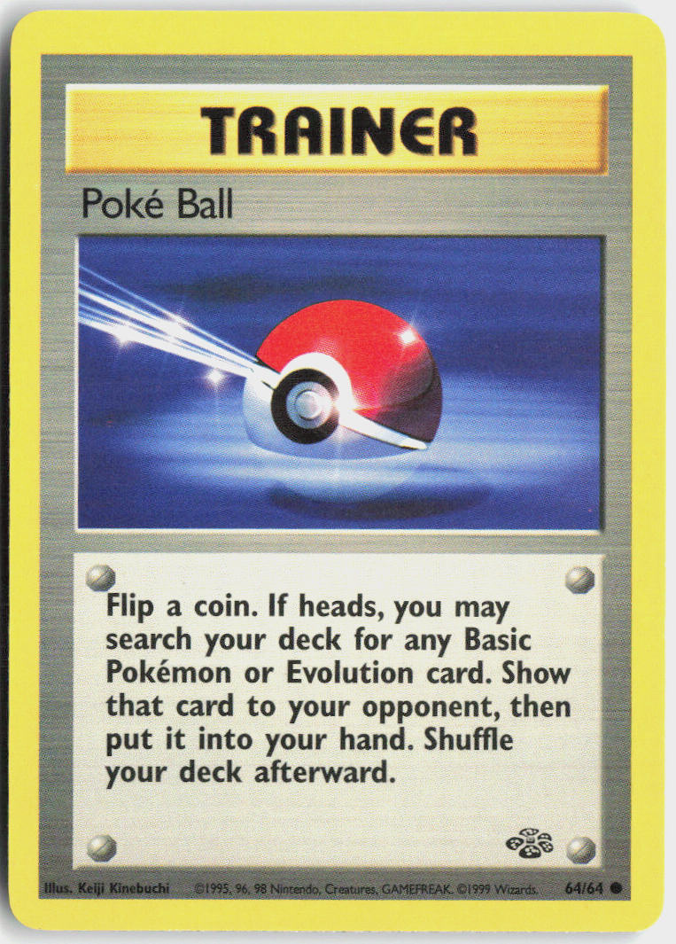 Poké Ball - Jungle #64/64 - Lightly Played - Normal