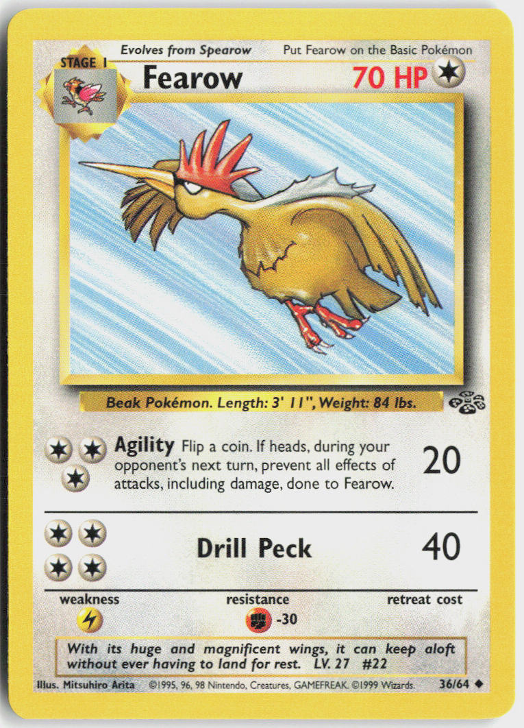 Fearow - Jungle #36/64 - Lightly Played - Normal