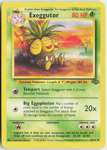 Exeggutor - Jungle #35/64 - Lightly Played - Normal