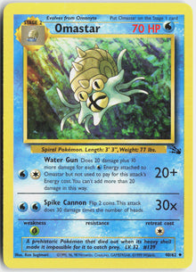 Omastar - Fossil #40/62 - Lightly Played - Normal