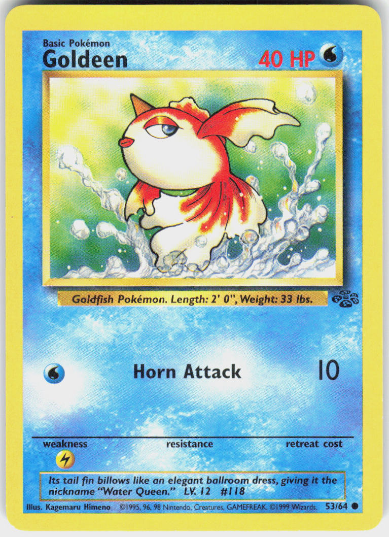 Goldeen - Jungle #53/64 - Lightly Played - Normal