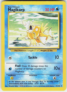 Magikarp - Base Set #35/102 - Lightly Played - Normal
