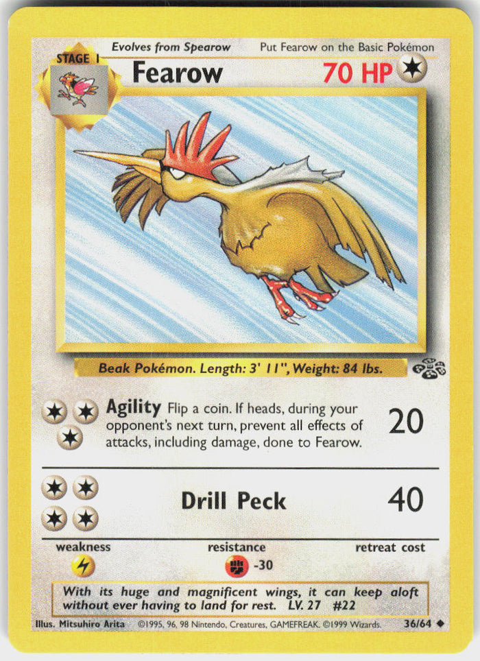 Fearow - Jungle #36/64 - Lightly Played - Normal
