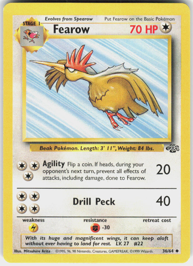 Fearow - Jungle #36/64 - Lightly Played - Normal
