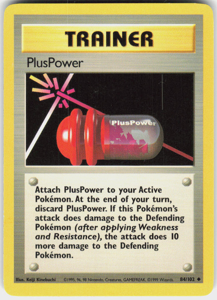 PlusPower - Base Set #84/102 - Lightly Played - Normal