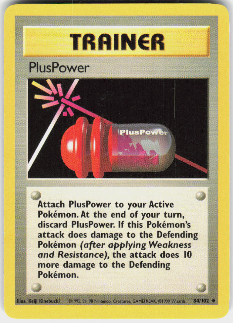 PlusPower - Base Set #84/102 - Lightly Played - Normal