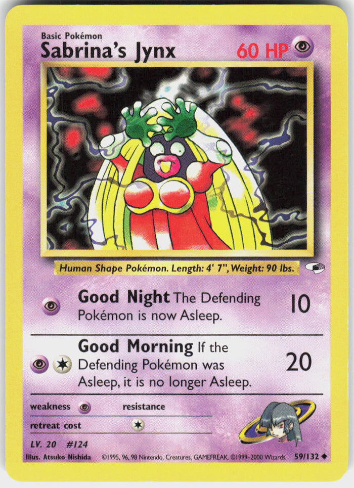 Sabrina's Jynx - Gym Heroes #59/132 - Lightly Played - Normal