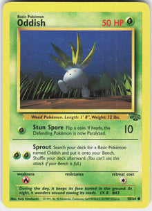 Oddish - Jungle #58/64 - Lightly Played - Normal