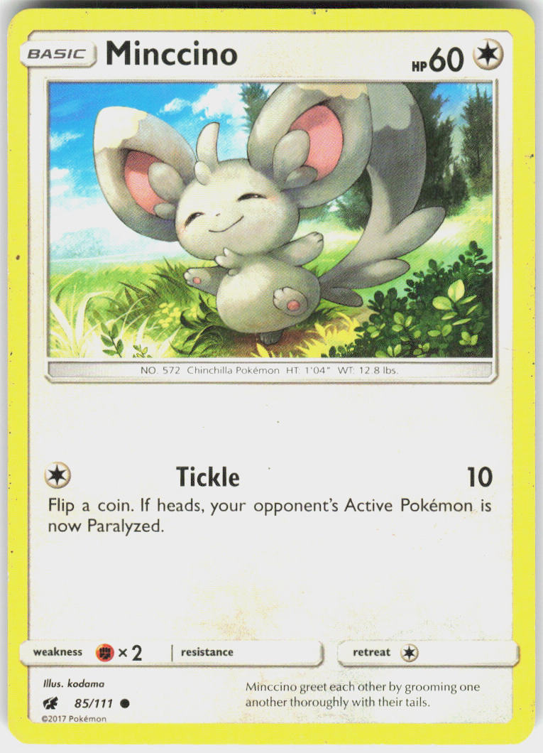 Minccino - Crimson Invasion #85/111 - Lightly Played - Normal