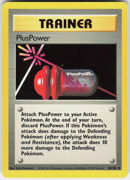 PlusPower - Base Set #84/102 - Lightly Played - Normal