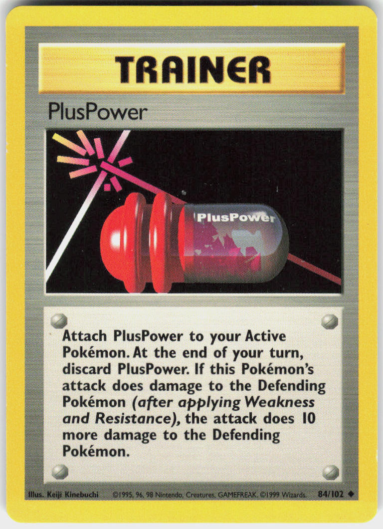 PlusPower - Base Set #84/102 - Lightly Played - Normal