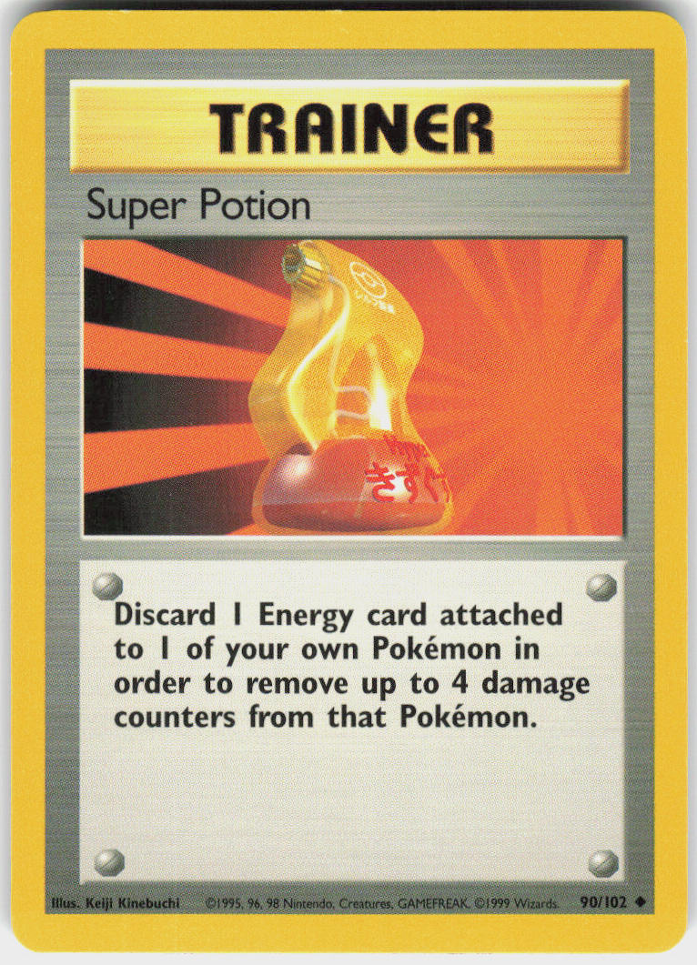 Super Potion - Base Set #90/102 - Lightly Played - Normal