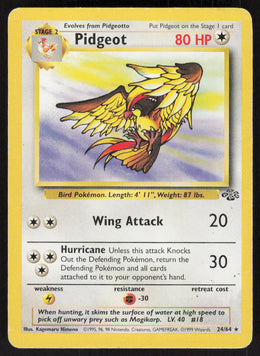 Pidgeot - Jungle #24/64 - Lightly Played - Normal