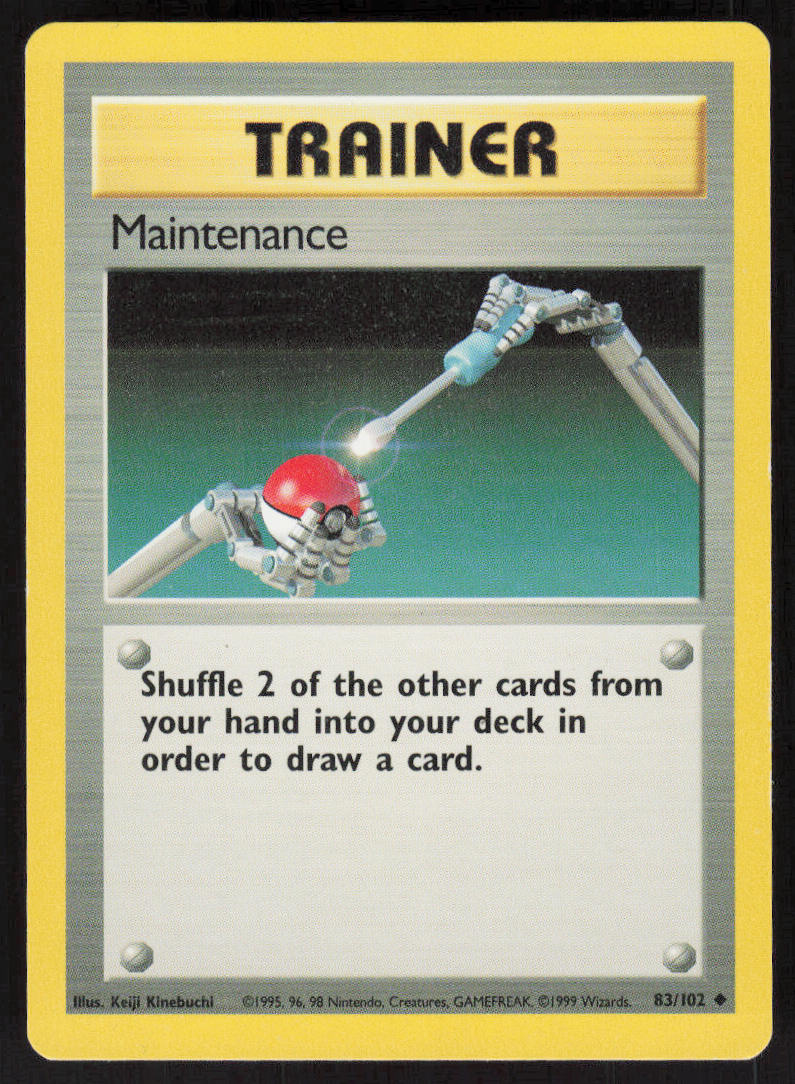 Maintenance - Base Set #83/102 - Lightly Played - Normal