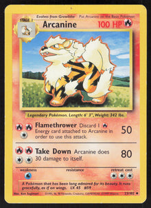 Arcanine - Base Set #23/102 - Lightly Played - Normal