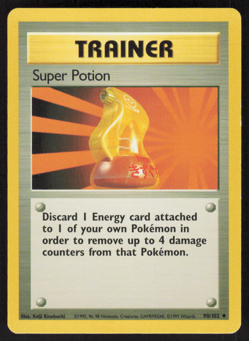 Super Potion - Base Set #90/102 - Lightly Played - Normal