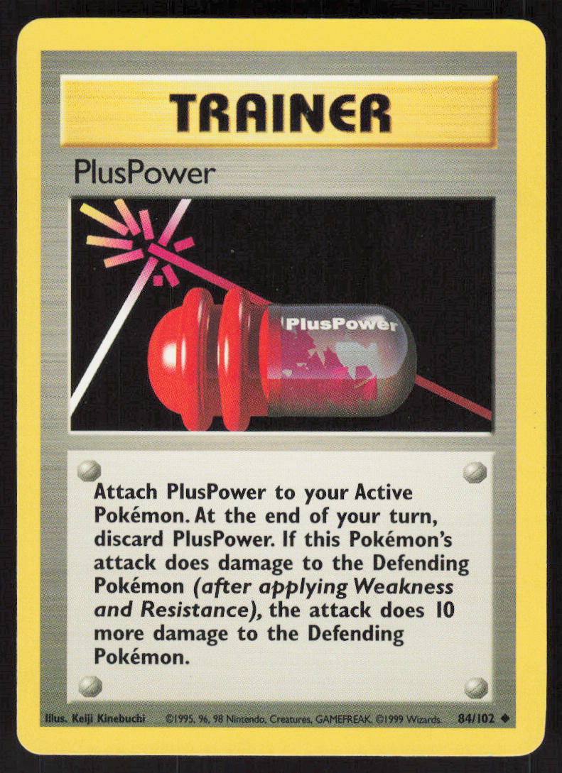 PlusPower - Base Set #84/102 - Lightly Played - Normal