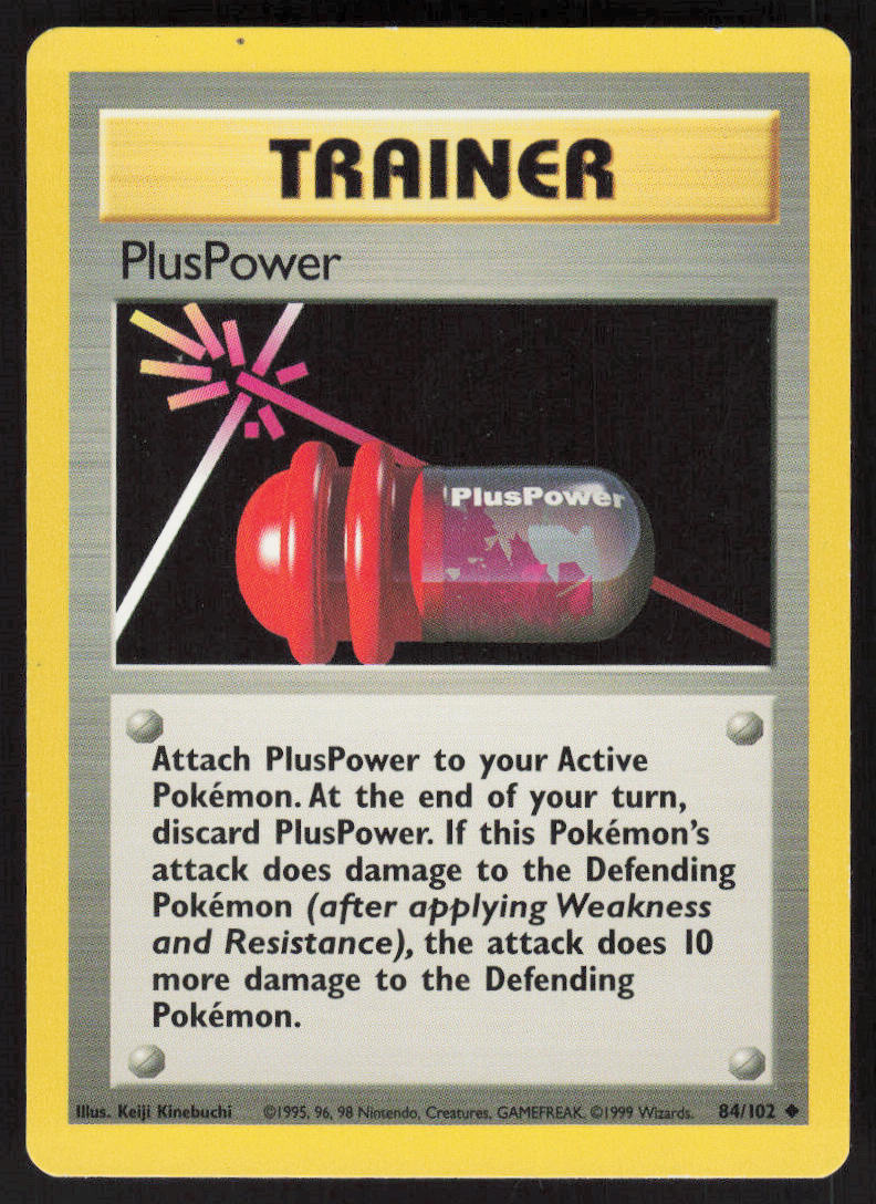 PlusPower - Base Set #84/102 - Lightly Played - Normal