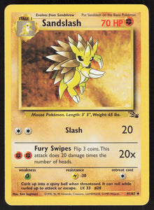 Sandslash - Fossil #41/62 - Lightly Played - Normal