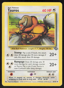 Tauros - Jungle #47/64 - Lightly Played - Normal