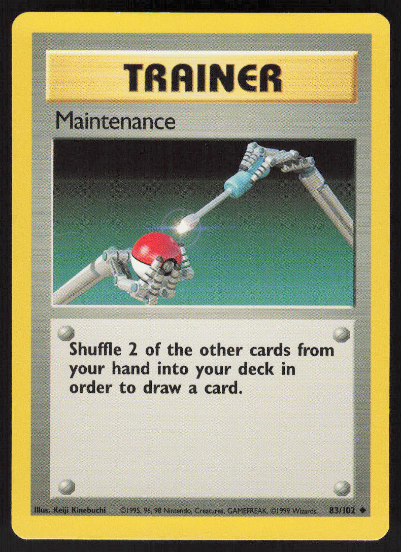 Maintenance - Base Set #83/102 - Lightly Played - Normal