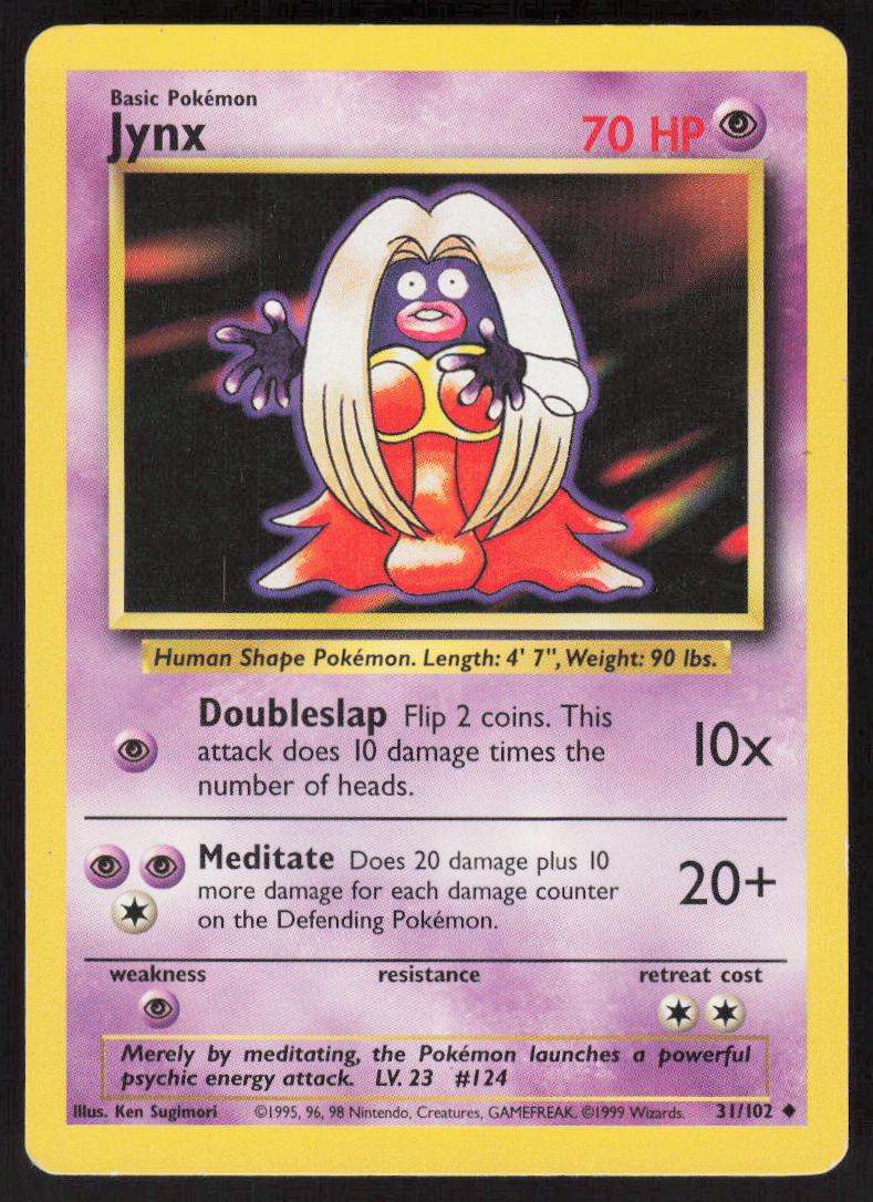 Jynx - Base Set #31/102 - Lightly Played - Normal