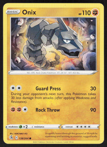 Onix - Fusion Strike #138/264 - Near Mint - Normal