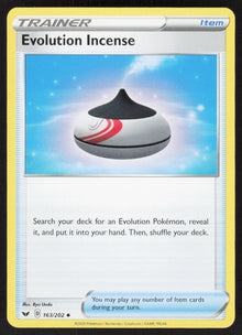 Evolution Incense - Sword & Shield #163/202 - Near Mint - Normal