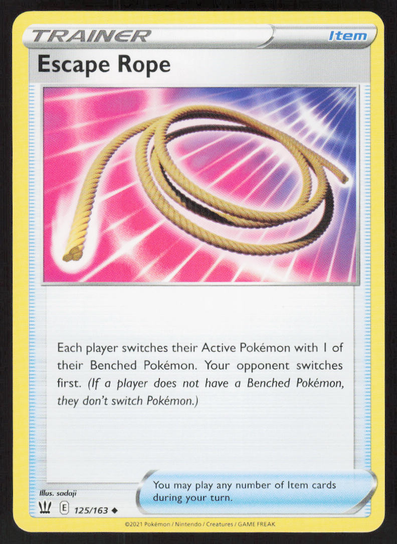 Escape Rope - Battle Styles #125/163 - Near Mint - Normal